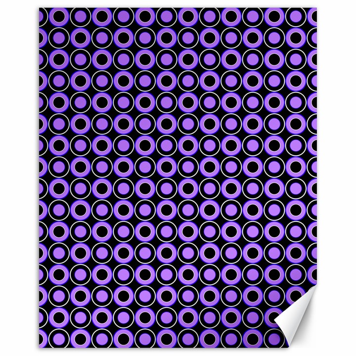 Mazipoodles Purple Donuts Polka Dot  Canvas 16  x 20 