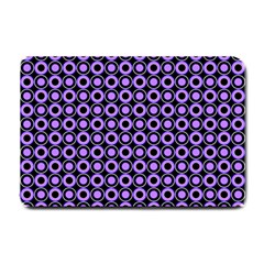 Mazipoodles Purple Donuts Polka Dot  Small Doormat by Mazipoodles