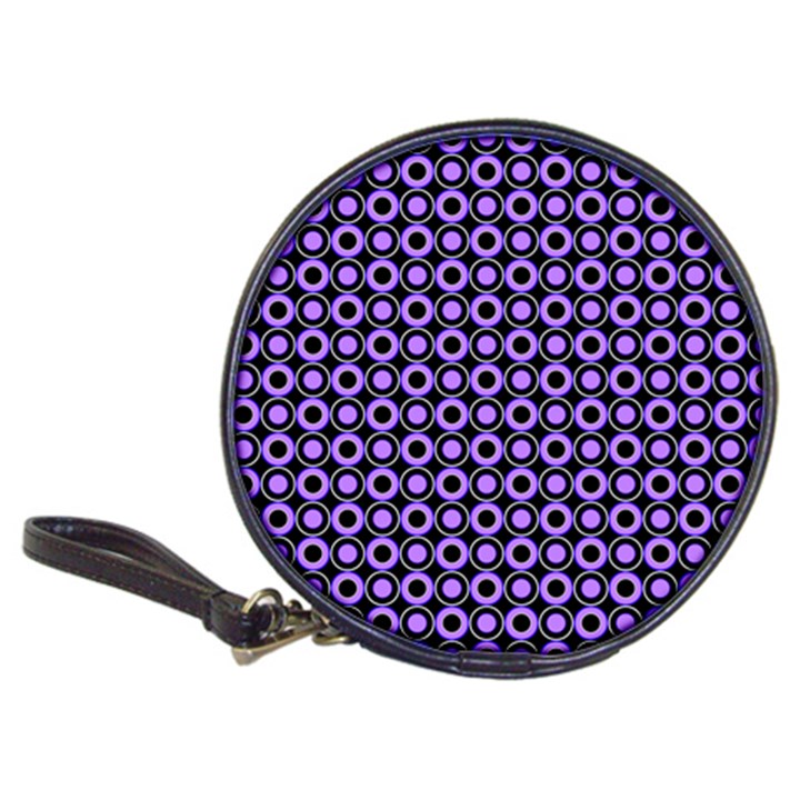 Mazipoodles Purple Donuts Polka Dot  Classic 20-CD Wallets