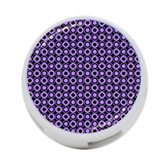 Mazipoodles Purple Donuts Polka Dot  4-port Usb Hub (one Side) by Mazipoodles