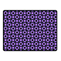 Mazipoodles Purple Donuts Polka Dot  Fleece Blanket (small) by Mazipoodles