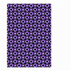 Mazipoodles Purple Donuts Polka Dot  Small Garden Flag (two Sides) by Mazipoodles