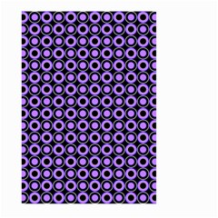 Mazipoodles Purple Donuts Polka Dot  Large Garden Flag (two Sides) by Mazipoodles