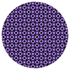 Mazipoodles Purple Donuts Polka Dot  Round Trivet by Mazipoodles