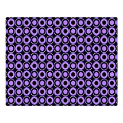 Mazipoodles Purple Donuts Polka Dot  Premium Plush Fleece Blanket (large) by Mazipoodles