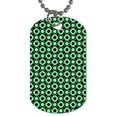 Mazipoodles Green Donuts Polka Dot Dog Tag (one Side) by Mazipoodles