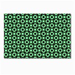 Mazipoodles Green Donuts Polka Dot Postcard 4 x 6  (Pkg of 10) Front