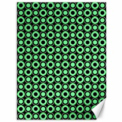 Mazipoodles Green Donuts Polka Dot Canvas 36  X 48  by Mazipoodles