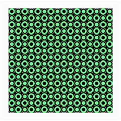 Mazipoodles Green Donuts Polka Dot Medium Glasses Cloth (2 Sides) by Mazipoodles