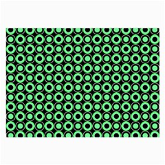 Mazipoodles Green Donuts Polka Dot Large Glasses Cloth by Mazipoodles