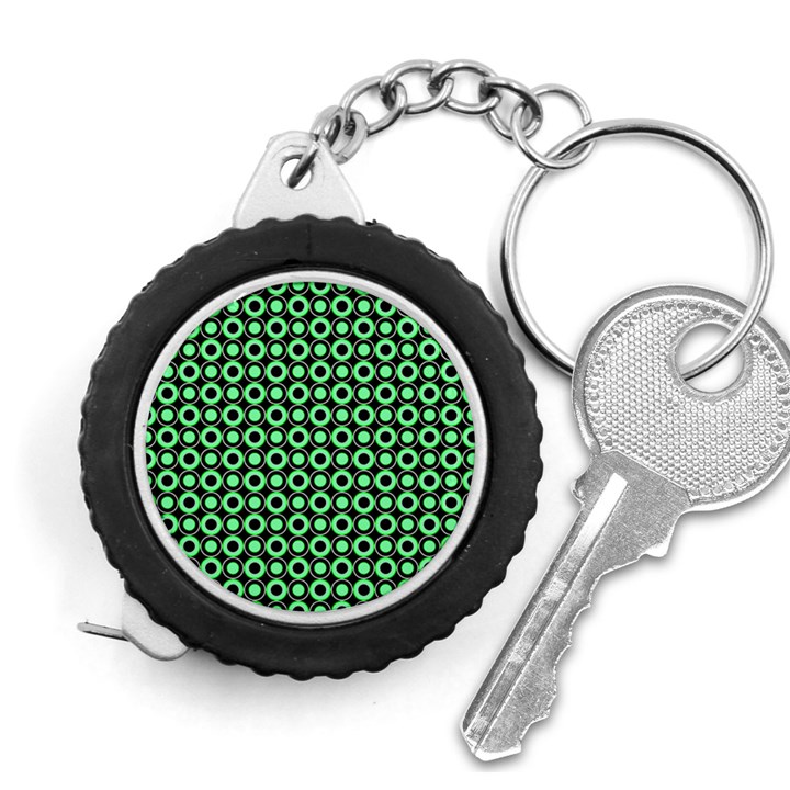 Mazipoodles Green Donuts Polka Dot Measuring Tape