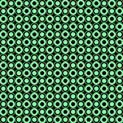 Mazipoodles Green Donuts Polka Dot Play Mat (square) by Mazipoodles