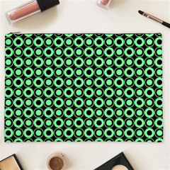 Mazipoodles Green Donuts Polka Dot Cosmetic Bag (xxl) by Mazipoodles