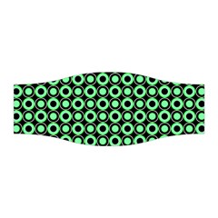 Mazipoodles Green Donuts Polka Dot Stretchable Headband by Mazipoodles