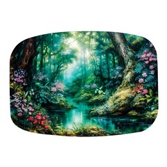 River Stream Flower Nature Mini Square Pill Box by Ravend