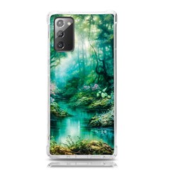 River Stream Flower Nature Samsung Galaxy Note 20 Tpu Uv Case by Ravend