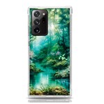 River Stream Flower Nature Samsung Galaxy Note 20 Ultra TPU UV Case Front