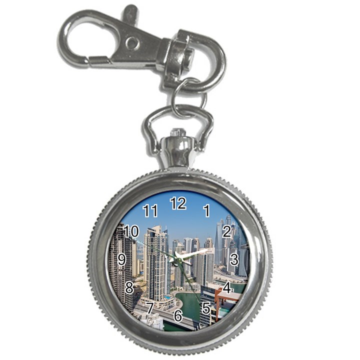 Building Sea Architecture Marina Key Chain Watches