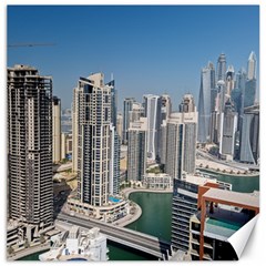 Building Sea Architecture Marina Canvas 20  X 20  by Ravend