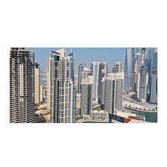 Building Sea Architecture Marina Satin Wrap 35  X 70  by Ravend