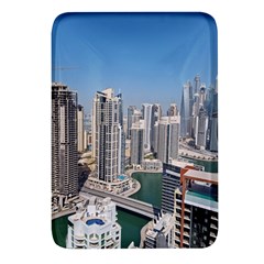 Building Sea Architecture Marina Rectangular Glass Fridge Magnet (4 Pack)