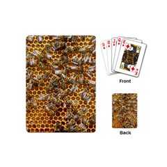 Honey Bee Bees Insect Playing Cards Single Design (mini) by Ravend