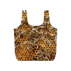 Honey Bee Bees Insect Full Print Recycle Bag (s) by Ravend