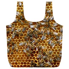 Honey Bee Bees Insect Full Print Recycle Bag (xxxl) by Ravend