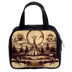 Nation Indian Native Indigenous Classic Handbag (two Sides) by Ravend