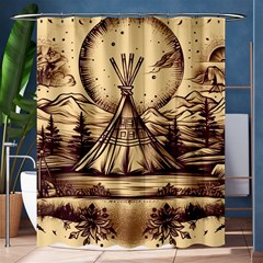 Nation Indian Native Indigenous Shower Curtain 60  X 72  (medium) 