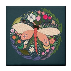 Bug Nature Flower Dragonfly Face Towel