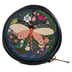 Bug Nature Flower Dragonfly Mini Makeup Bag