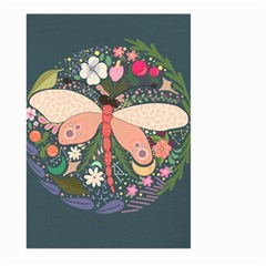 Bug Nature Flower Dragonfly Large Garden Flag (two Sides) by Ravend