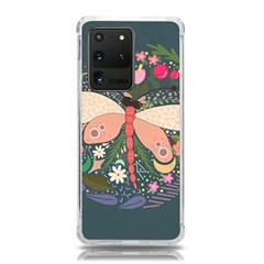 Bug Nature Flower Dragonfly Samsung Galaxy S20 Ultra 6 9 Inch Tpu Uv Case by Ravend