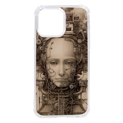 Cyborg Robot Future Drawing Poster Iphone 14 Pro Max Tpu Uv Print Case by Ravend