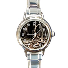 Tree Nature Landscape Forest Round Italian Charm Watch by Ravend