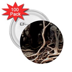 Tree Nature Landscape Forest 2 25  Buttons (100 Pack)  by Ravend