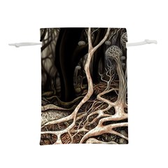 Tree Nature Landscape Forest Lightweight Drawstring Pouch (s) by Ravend