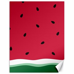 Minimalist Summer Watermelon Wallpaper Canvas 18  X 24 