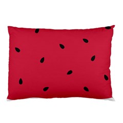 Minimalist Summer Watermelon Wallpaper Pillow Case (two Sides) by Ravend