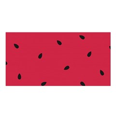 Minimalist Summer Watermelon Wallpaper Satin Shawl 45  X 80  by Ravend