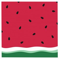 Minimalist Summer Watermelon Wallpaper Wooden Puzzle Square by Ravend