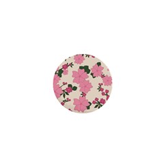 Floral Vintage Flowers 1  Mini Buttons by Dutashop