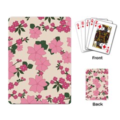 Floral Vintage Flowers Playing Cards Single Design (rectangle)