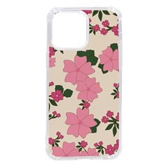 Floral Vintage Flowers Iphone 14 Pro Max Tpu Uv Print Case