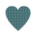 Mazipoodles Blue Donuts Polka Dot Heart Magnet Front