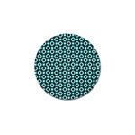 Mazipoodles Blue Donuts Polka Dot Golf Ball Marker (4 pack) Front