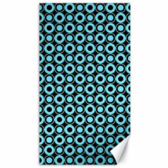 Mazipoodles Blue Donuts Polka Dot Canvas 40  X 72  by Mazipoodles