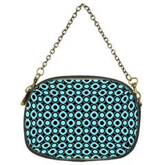 Mazipoodles Blue Donuts Polka Dot Chain Purse (two Sides) by Mazipoodles