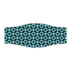 Mazipoodles Blue Donuts Polka Dot Stretchable Headband by Mazipoodles